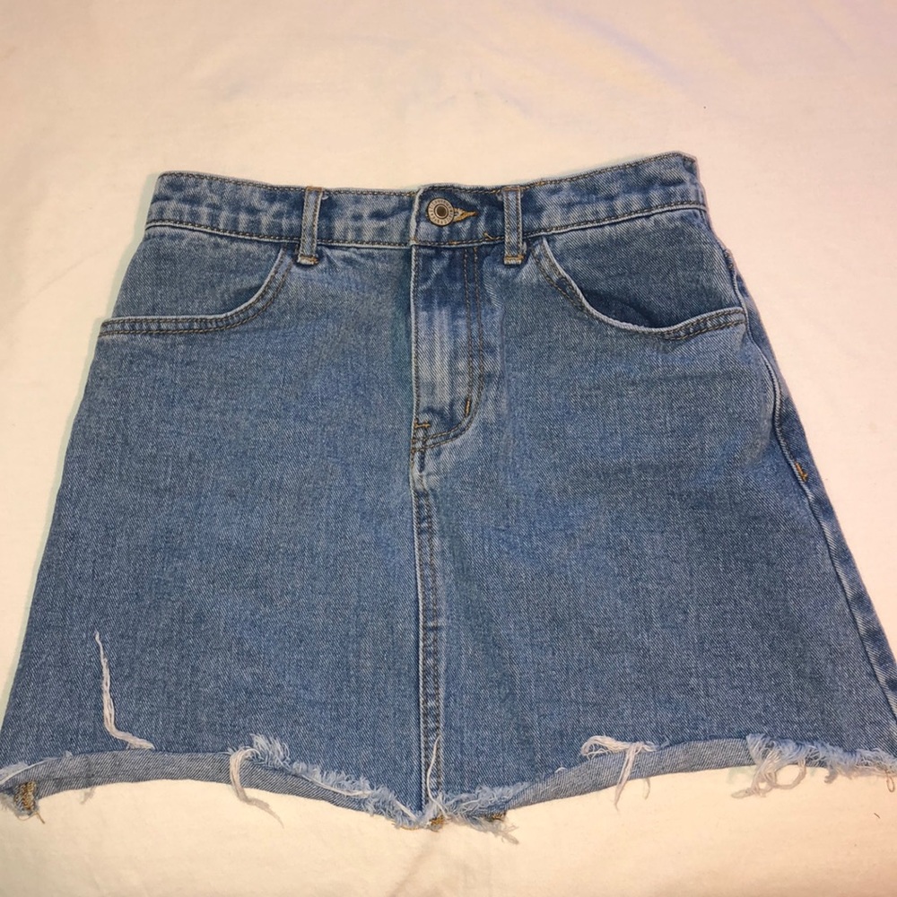 jean skirt